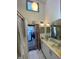 Clean bathroom with double vanity and shower at 5453 Avenida Del Mare, Sarasota, FL 34242