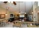 Kitchen features granite countertops and wood cabinets at 5715 Fern Oak Ct, Sarasota, FL 34232