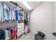 Large walk-in closet with ample shelving and hanging space at 608 69Th W Ave, Bradenton, FL 34207