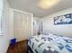 Bedroom with queen-size bed and ample closet space at 615 50Th Avenue W Dr, Bradenton, FL 34207