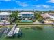 Luxury waterfront home with pool and private dock, offering stunning water views at 641 Key Royale Dr, Holmes Beach, FL 34217