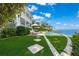 Luxury pool and house with waterfront views at 641 Key Royale Dr, Holmes Beach, FL 34217