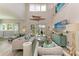 Spacious living area featuring hardwood floors and a view of the backyard at 901 30Th E Ct, Bradenton, FL 34208