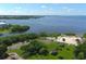 Aerial view of waterfront park and playground at 1205 Harvard Ave, Bradenton, FL 34207