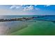 Aerial view of waterfront community and boats at 12939 Seasong Ter, Bradenton, FL 34211