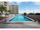 Resort-style pool with ample deck space and city views at 1350 Main St # 600, Sarasota, FL 34236