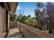 Private balcony overlooking lush tropical landscaping at 1460 Landings Cir # 51, Sarasota, FL 34231