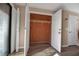 Spacious walk-in closet with wire shelving at 1460 Landings Cir # 51, Sarasota, FL 34231