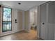 Foyer with tile floor, half bathroom, and closet at 1460 Landings Cir # 51, Sarasota, FL 34231