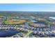 Expansive aerial view of community at 249 Palmaria Ct, Nokomis, FL 34275