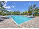 Community pool with lounge chairs; offering a tranquil escape at 249 Palmaria Ct, Nokomis, FL 34275