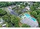 Aerial view of community amenities, including pool and tennis at 3333 26Th E Ave # 1195, Bradenton, FL 34208