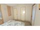 Bedroom with double bed and exterior access at 3333 26Th E Ave # 1195, Bradenton, FL 34208