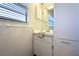 Simple bathroom with a single sink vanity, and a shower/tub combo at 3804 Bayside Dr, Bradenton, FL 34210
