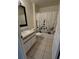 Bathroom with shower/tub combo and vanity at 4042 Kingsfield Dr, Parrish, FL 34219