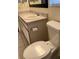 Bathroom with toilet and vanity at 4042 Kingsfield Dr, Parrish, FL 34219