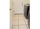 Laundry room with washer, dryer, and tiled floor at 4042 Kingsfield Dr, Parrish, FL 34219