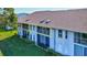 Condo balcony overlooking lush green space at 6713 Stone River Rd # 205, Bradenton, FL 34203