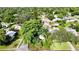 Aerial view showcasing home's location in a residential neighborhood at 1420 22Nd W St, Bradenton, FL 34205
