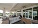 Outdoor patio with seating area and pool access at 17923 Polo Trl, Bradenton, FL 34211