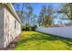 Large backyard with grassy area at 2179 W Price Blvd, North Port, FL 34286