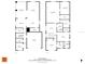 Two-story home floor plan highlighting spacious rooms and a two-car garage at 2586 Prospect St, Sarasota, FL 34239