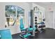 Fitness center with leg press and various other exercise equipment at 3632 Shimmering Oaks Dr, Parrish, FL 34219