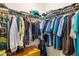 Walk-in closet with double hanging rods at 6517 Willowshire Way, Bradenton, FL 34212