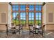 Community room with large windows overlooking scenic views at 6517 Willowshire Way, Bradenton, FL 34212
