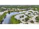 Aerial view of lakefront community at 905 Addington Ct # 203, Venice, FL 34293