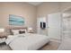 Bedroom with bathroom access and window at 905 Addington Ct # 203, Venice, FL 34293