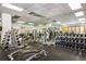 Well-equipped gym with weight machines, free weights, and cardio equipment at 9750 53Rd E Dr, Bradenton, FL 34211