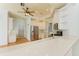 Modern kitchen with stainless steel appliances and an island at 9750 53Rd E Dr, Bradenton, FL 34211