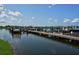 Private boat docks offering convenient access to the water at 1014 Overlook Ct, Bradenton, FL 34208