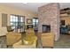 Cozy fireplace and comfortable seating in the clubhouse at 1014 Overlook Ct, Bradenton, FL 34208