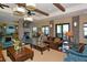 Community room featuring comfortable seating and a large TV at 1014 Overlook Ct, Bradenton, FL 34208