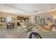 Open concept living room with kitchen and dining area at 1014 Overlook Ct, Bradenton, FL 34208