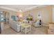 Spacious living room with comfortable seating and a view to the entryway at 1014 Overlook Ct, Bradenton, FL 34208
