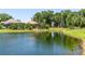 Tranquil lake view with lush green landscaping at 12657 Coastal Breeze Way, Bradenton, FL 34211