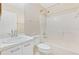 Clean bathroom featuring a shower/tub combo and white vanity at 2073 Damascus Ln, Punta Gorda, FL 33983