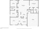 One-story house floor plan; 3 bedrooms, 2 baths, and a 2-car garage at 2073 Damascus Ln, Punta Gorda, FL 33983
