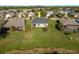 Aerial view of single-Gathering home with large backyard at 28214 Arrowhead Cir, Punta Gorda, FL 33982