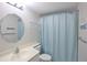 Clean bathroom with shower, toilet and vanity at 3620 Ironwood Cir # 206O, Bradenton, FL 34209