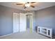 Spacious bedroom with double door closet and media cabinet at 3620 Ironwood Cir # 206O, Bradenton, FL 34209