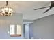 Bright dining area with ceiling fan and chandelier at 3620 Ironwood Cir # 206O, Bradenton, FL 34209