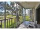 Bright and airy screened balcony with golf course view at 3620 Ironwood Cir # 206O, Bradenton, FL 34209