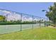 Community tennis courts with chain link fence at 3620 Ironwood Cir # 206O, Bradenton, FL 34209