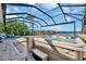Hot tub with a view of the canal and pool area at 5403 Tidewater Preserve Blvd, Bradenton, FL 34208