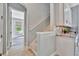 View of stairs leading upstairs, with a glimpse of another room at 5403 Tidewater Preserve Blvd, Bradenton, FL 34208