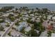 Aerial view of waterfront homes and community at 796 Jacaranda Rd, Anna Maria, FL 34216